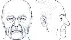 Kriminalisté vytvořili přibližnou podobu muže, jehož ostatky našli v lese u... Kriminalisté vytvořili přibližnou podobu muže, jehož ostatky našli v lese u...