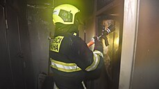 Požár bytového domu na Praze 4. (7. května 2021) Požár bytového domu na Praze 4. (7. května 2021)