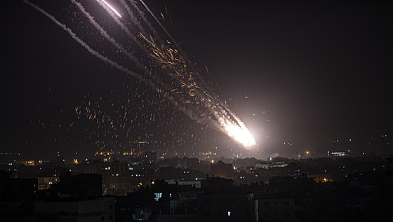 Raketová palba z Gazy smr Izrael (10. kvtna 2021)