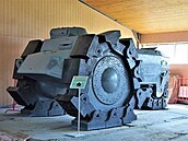 Minenräumer v muzeu v Kubince