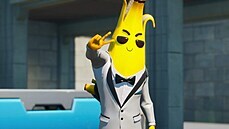 Maskot Peely ze hry Fortnite Maskot Peely ze hry Fortnite