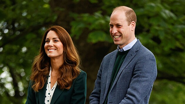 Vvodkyn Kate a princ William na nvtv parku Starbank (Edinburgh, 27. kvtna 2021)