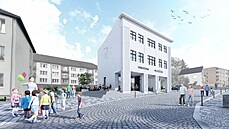 Projekt Knihovna a muzeíčko počítá s přestavbou zchátralého bytového domu na... Projekt Knihovna a muzeíčko počítá s přestavbou zchátralého bytového domu na...