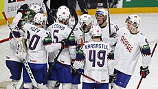 Norští hokejisté přetlačili na MS domácí Lotyše a dali tak dárek svému... Norští hokejisté přetlačili na MS domácí Lotyše a dali tak dárek svému...