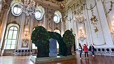 Arcibiskupský zámek v Kroměříži se otevřel návštěvníkům. Krásné historické sály... Arcibiskupský zámek v Kroměříži se otevřel návštěvníkům. Krásné historické sály...