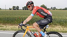 Damiano Caruso v 18. etapě Gira. Damiano Caruso v 18. etapě Gira.