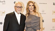 Céline Dion a její manel René Angélil (2014)