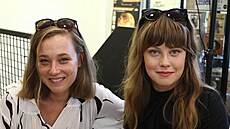 Sestry Kristýna Boková a Jenovéfa Boková (12. záí 2018)