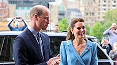 Princ William a vévodkyn Kate (Edinburgh, 27. kvtna 2021)