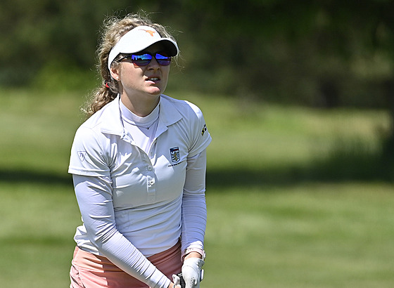 Sára Kousková bhem turnaje Amundi Czech Ladies Challenge na Konopiti