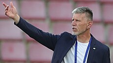 Český trenér Jaroslav Šilhavý během generálky na Euro proti Albánii. Český trenér Jaroslav Šilhavý během generálky na Euro proti Albánii.