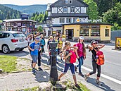 Školní výpravy jsou teď ve Špindlu výjimkou (9. 6. 2021). Školní výpravy jsou teď ve Špindlu výjimkou (9. 6. 2021).