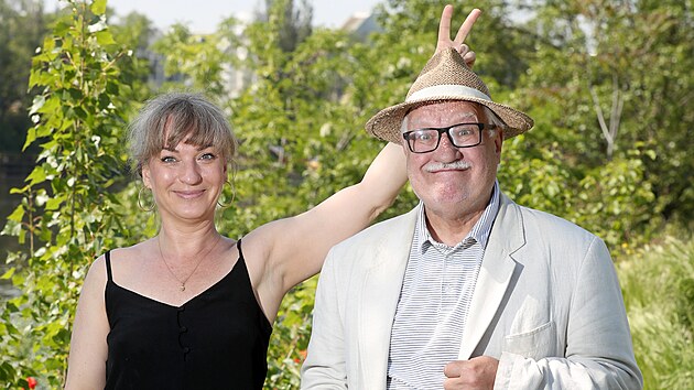 Sandra Pogodov a Richard Pogoda (Praha, 6. ervna 2021)