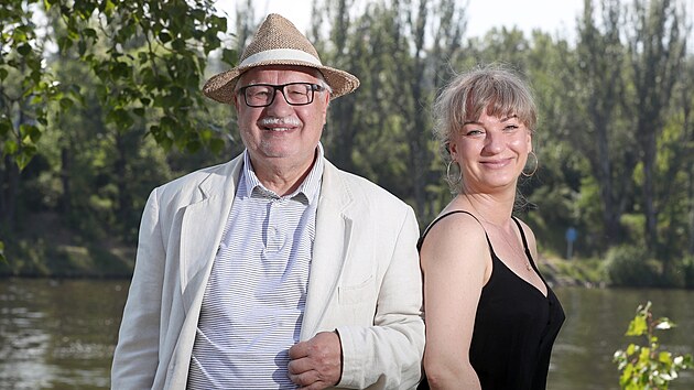 Richard Pogoda a Sandra Pogodov (Praha, 6. ervna 2021)