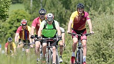 Peloton libereckého volejbalového týmu během přípravy Peloton libereckého volejbalového týmu během přípravy