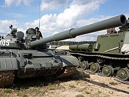 T-62 byl tank, který vznikl jako reakce na pezbrojení západních tank...