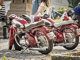 XIII. setkání motocykl Jawa 500 OHC v eském ráji