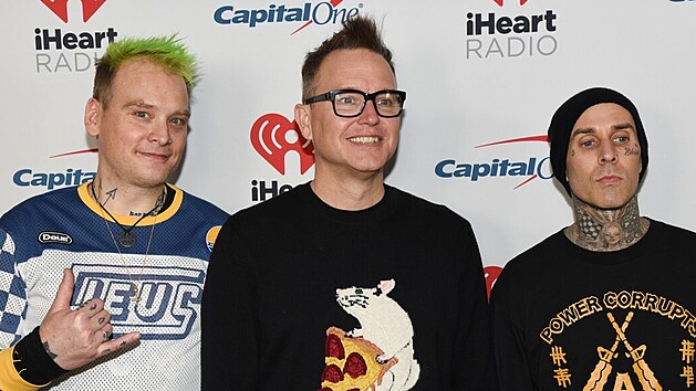 Kapela Blink-182: Matt Skiba, Mark Hoppus and Travis Barker (Englewood, 1. ledna 2020)