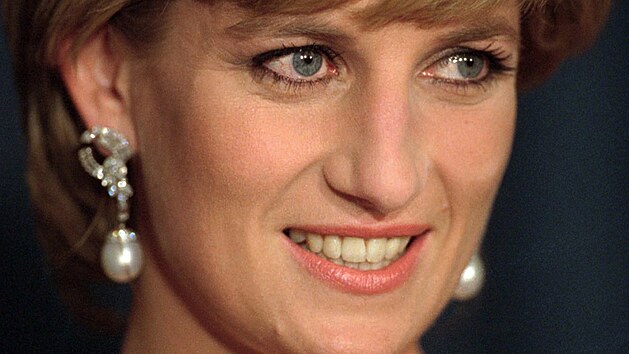 Princezna Diana na charitativn veei organizace United Cerebral Palsy (New York, 11. prosince 1995)