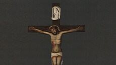 „Prkenný kříž, pěkně starobyle malovaný, v němž poznáváme kříž uvedený v účtu... „Prkenný kříž, pěkně starobyle malovaný, v němž poznáváme kříž uvedený v účtu...