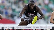 Překážkář Grant Holloway na americkém šampionátu Překážkář Grant Holloway na americkém šampionátu