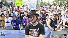 Demonstrace spolku Milion chvilek na Václavském náměstí v Praze 20. června 2021... | na serveru Lidovky.cz | aktuální zprávy