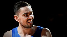 Tomáš Satoranský na tréninku českých basketbalistů Tomáš Satoranský na tréninku českých basketbalistů