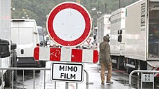 Filmová spolenost Netflix v Praze natáí film The Gray Man (2. ervence 2021)