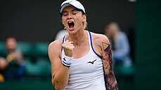 Tereza Martincová ve Wimbledonu. Tereza Martincová ve Wimbledonu.