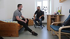 Klienti plzeňského Domu na půl cesty se dočkali nových prostor v objektu v... Klienti plzeňského Domu na půl cesty se dočkali nových prostor v objektu v...