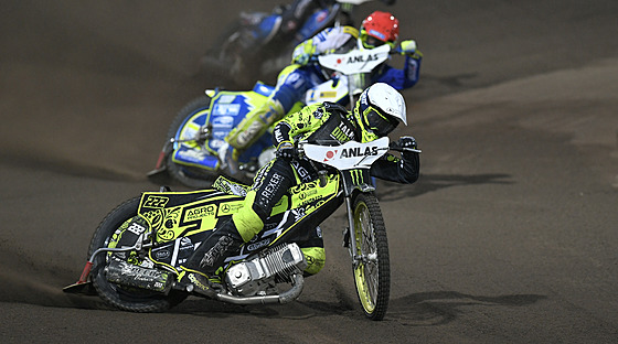 Arom Laguta z Ruska na Grand Prix eské republiky v Praze.