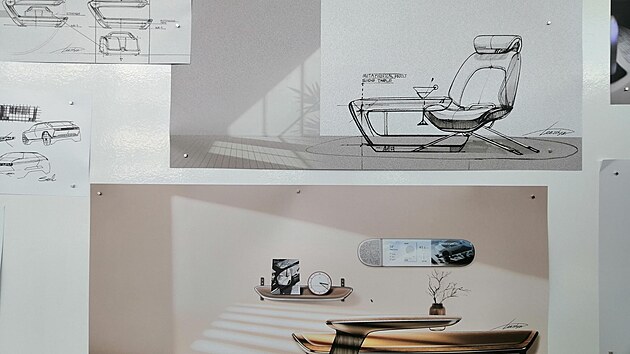 Designrsk skici elektromobilu Hyundai Ioniq 5