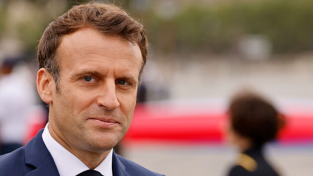 Francouzsk prezident Emmanuel Macron (14. ervence 2021)