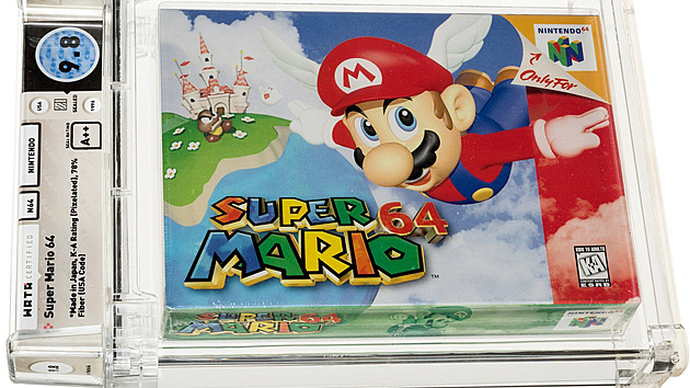 Super Mario 64 - aukce na Heritage Auctions