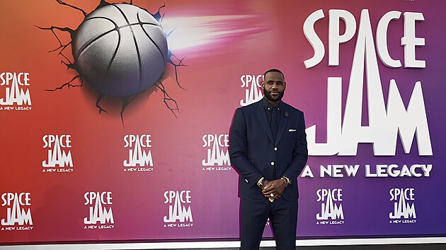 LeBron James na premie filmu Space Jam: Nov zatek