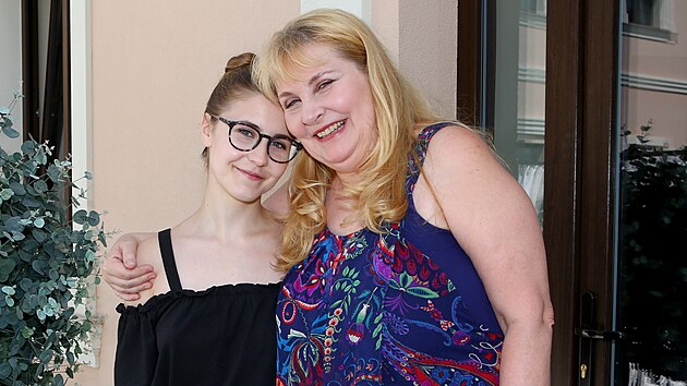 Veronika Gajerov a jej dcera Elika Kracikov (29. ervna 2021)