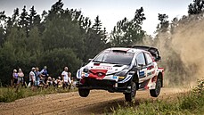 Kalle Rovanperä při Estonské rallye. Kalle Rovanperä při Estonské rallye.
