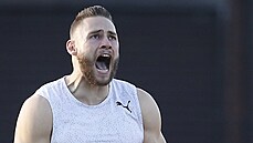 Německý oštěpař Johannes Vetter na mítinku v Gatesheadu Německý oštěpař Johannes Vetter na mítinku v Gatesheadu