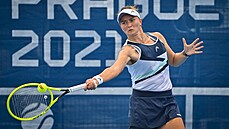 Barbora Krejčíková na pražském turnaji Barbora Krejčíková na pražském turnaji