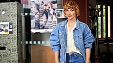 Herečka Vica Kerekes jako lektorka na plzeňském festivalu ProART. Herečka Vica Kerekes jako lektorka na plzeňském festivalu ProART.