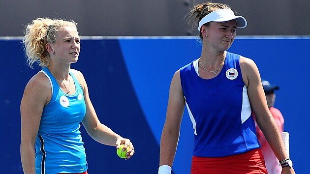 Kateřina Siniaková (vlevo) a Barbora Krejčíková v prvním kole čtyřhry na... | na serveru Lidovky.cz | aktuální zprávy Kateřina Siniaková (vlevo) a Barbora Krejčíková v prvním kole čtyřhry na... | na serveru Lidovky.cz | aktuální zprávy
