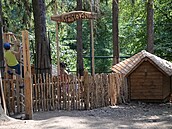 Součástí kozího výběhu v zoo na Svatém Kopečku obohatila expozice... Součástí kozího výběhu v zoo na Svatém Kopečku obohatila expozice...