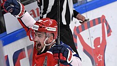 Andrej Loktionov se raduje z gólu ve finále KHL proti Avangardu Omsk. Andrej Loktionov se raduje z gólu ve finále KHL proti Avangardu Omsk.