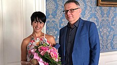 Primabalerína Borisová-Pračiková převzala medaili za šíření české kultury. (29.... Primabalerína Borisová-Pračiková převzala medaili za šíření české kultury. (29....