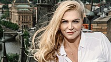 Martina Formanová na terase bytu na Masarykově nábřeží, který si nyní... Martina Formanová na terase bytu na Masarykově nábřeží, který si nyní...