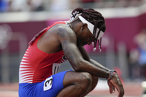 Americká tafeta na 4x100 metr pekvapiv neprola do boj o medaile, v...