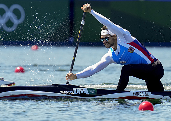 Martin Fuksa bhem rozjíky závodu na 1000 metr bhem olympijských her v...