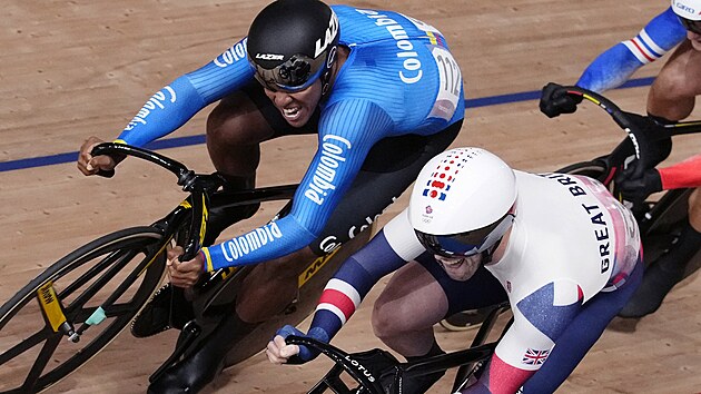 Kevin Quintero z Kolumbie (vlevo) a Jason Kenny z Velké Británie při... Kevin Quintero z Kolumbie (vlevo) a Jason Kenny z Velké Británie při...