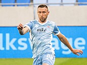 Fotbalista Jaromr Zmrhal v dresu Slovanu Bratislava.