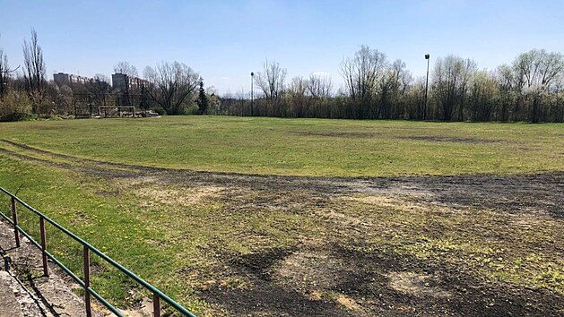 Současný stav Sportovního areálu v Porubě.